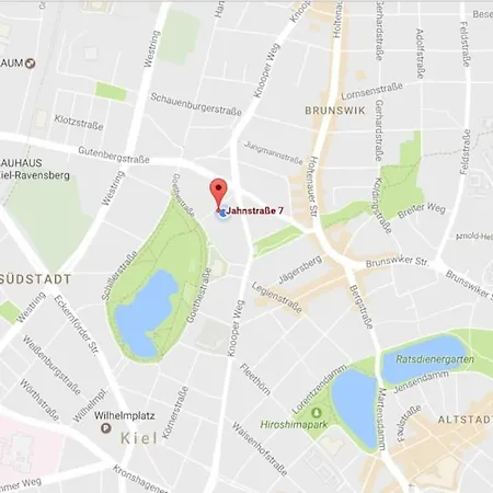 Zentral Gelegene, Ruhige 1 Am Park - Self Check In Kiel